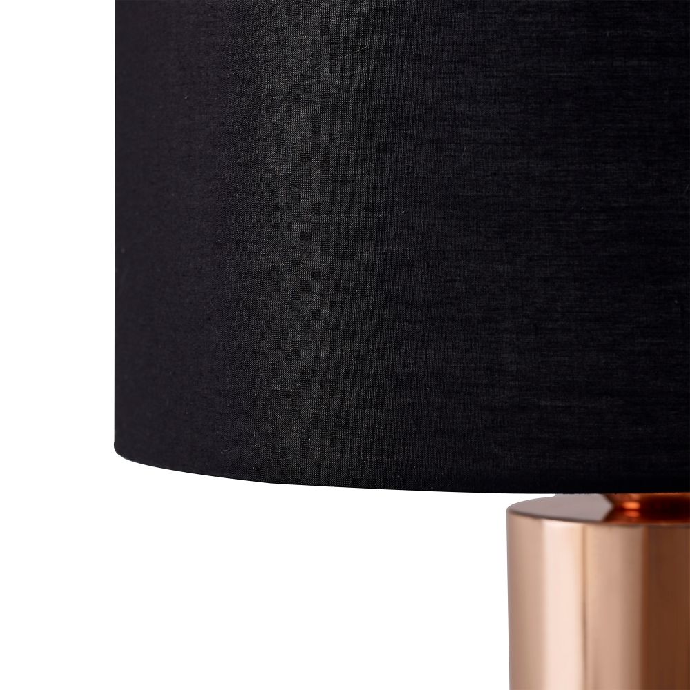 Table Lamp with Tap Touch Control Sensor, Standing Lamp in Black