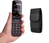 TTfone Star Big Button Flip Mobile Phone in Grey with Nylon Case & Vodafone Sim