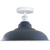 Modern Industrial Style Ceiling Light s Metal Flush Mount Bowl Shape Shade Indoor Lighting