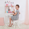 Fantasy Fields Castle Dressing Tables Vanity Table w/ Mirror and Stool TD-12951A