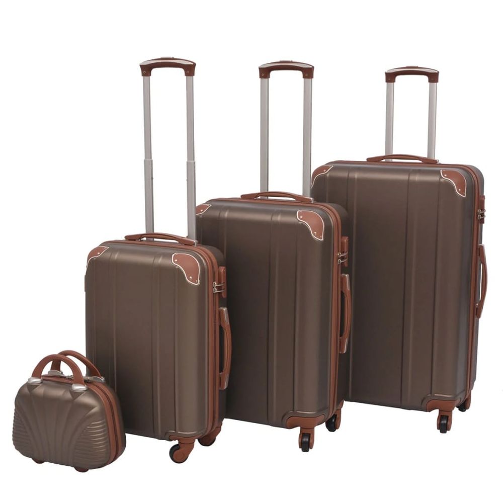 4 Piece Hardcase Trolley Set Trip Travel Luggage Suitcase Multi Colors