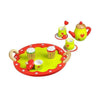 Lelin Wooden Role Play Party Birthday Set for Childrens Kids Green Tea Time Wood