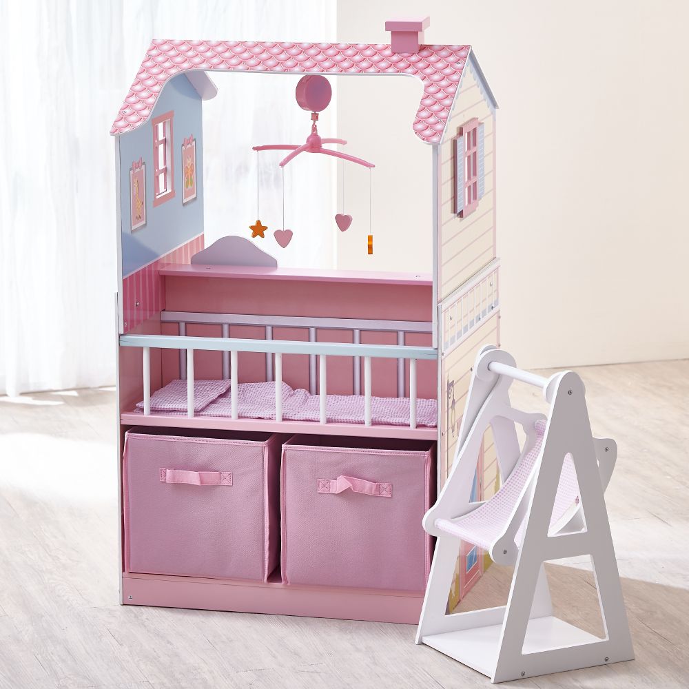 Olivia's Little World Baby Doll Changing Table Station Dollhouse TD-11460A