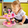 SOKA Wooden Magnetic Cake Stand Heart Afternoon Tea Party Pretend Play 3+