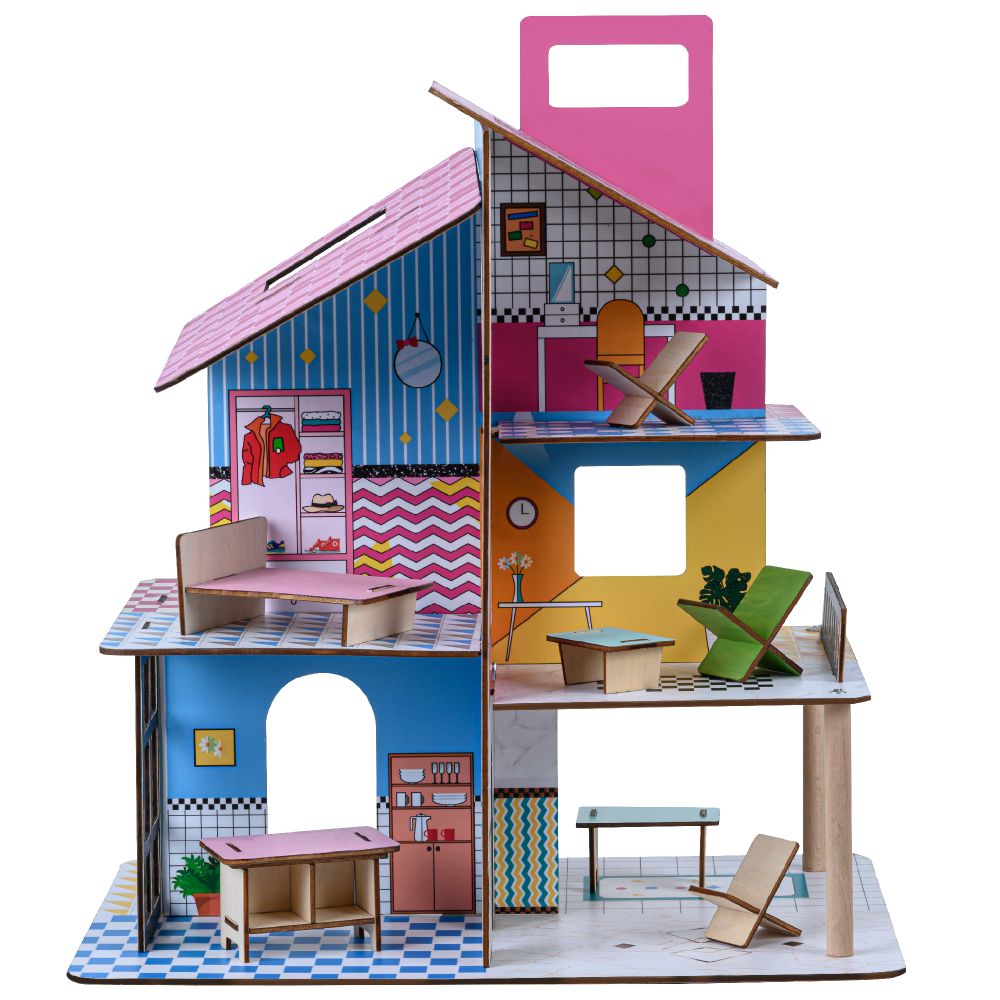 Olivia's Little World Kids Wooden Dollhouse 3.5