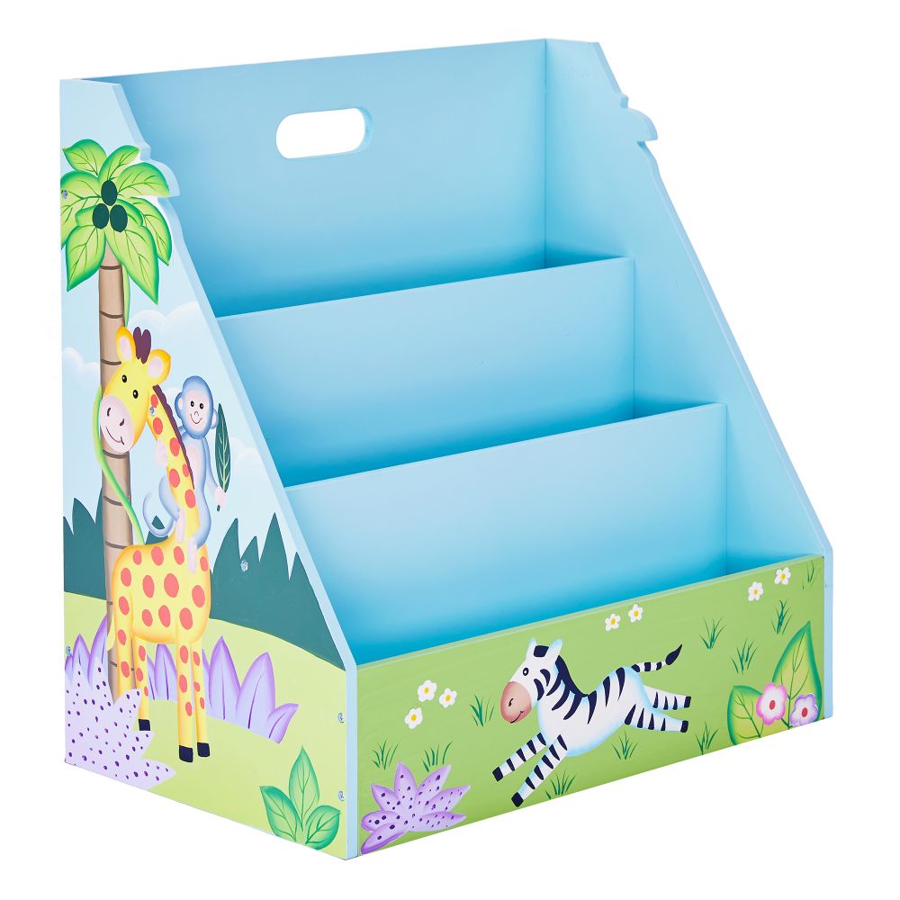 Fantasy Fields Kids Safari Bookshelf Bookcase Toy Organiser Storage TD-13141A