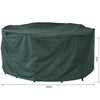 PVC Coated Large Round 600D Waterproof Outdoor Furniture Cover Green