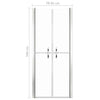 Shower Door Clear ESG 81x190 cm
