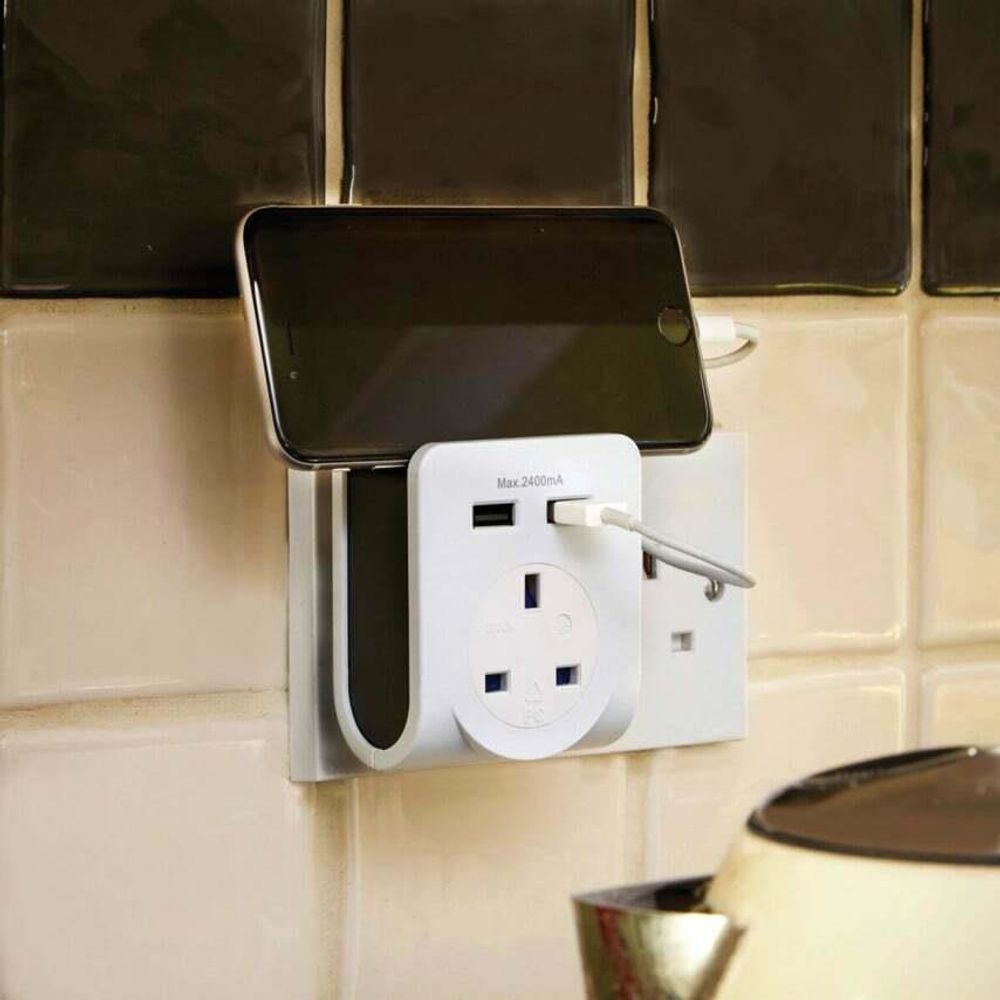 Power Adaptor 2 x USB Charger outlet (2.4A)
