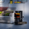 Electric Fireplace Heater 900W/1800W-Black