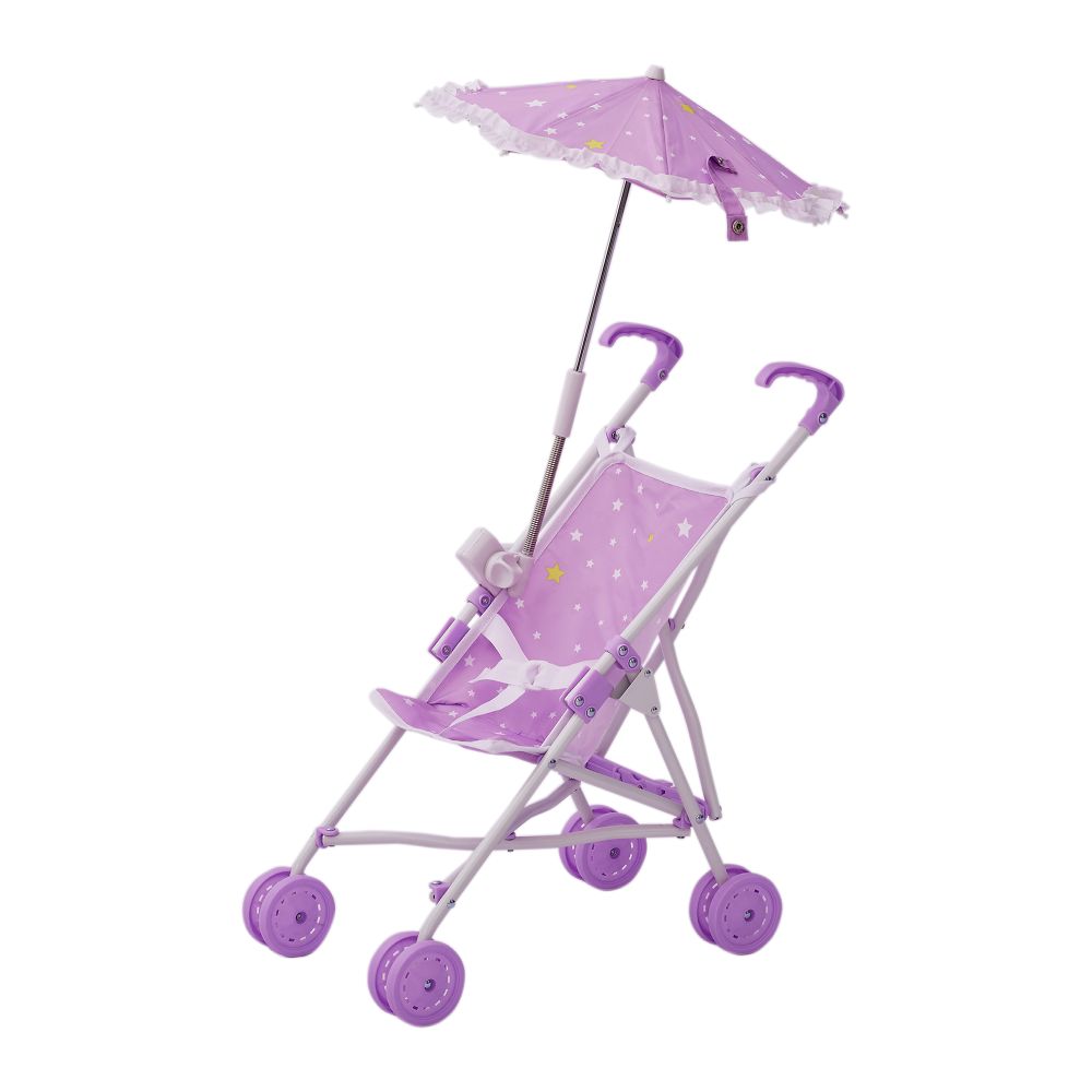 Olivia's Little World Baby Doll Stroller Pushchair & Parasol Purple OL-00005