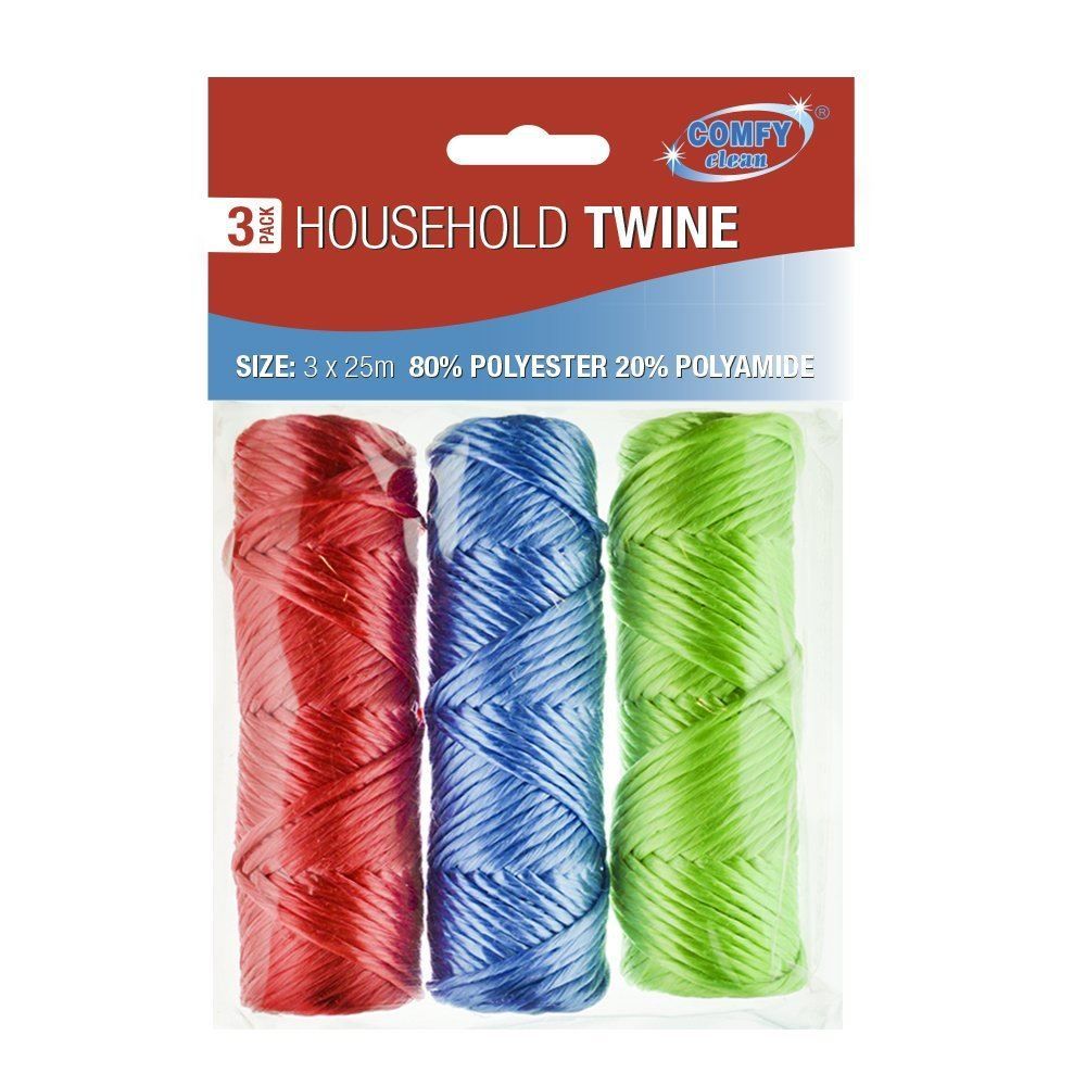 House hold Twine 3 Pack 3x25m