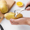 Heavy Duty Chrome Alloy Kitchen Potato Peeler Fruit Vegetable Rapid Slicer UK