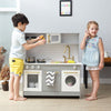 Berlin Modern Wooden Pretend Toy Kitchen With 6 Role Play Accessories TD-12681A