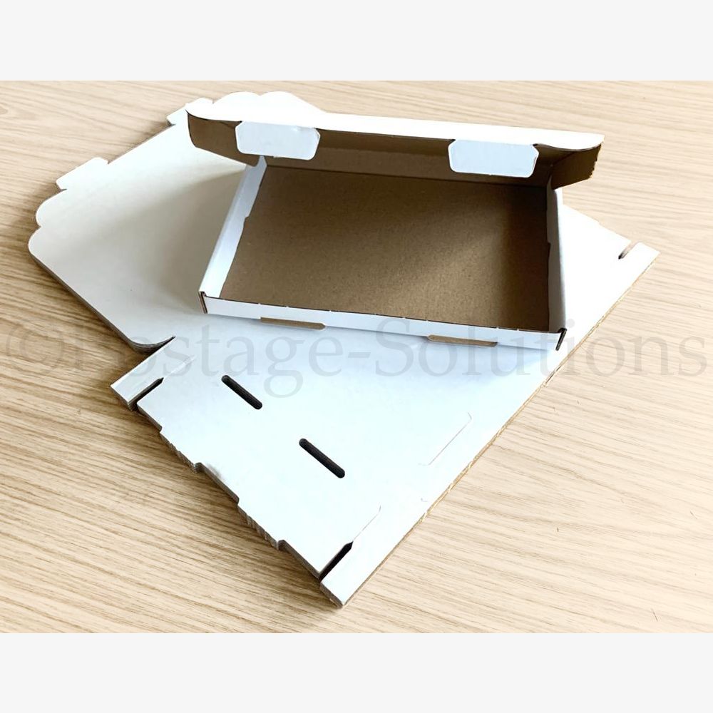 C5 PIP Boxes (White) suitable for Large Letter Postal Box 22x16x2 cm (100)