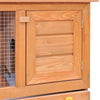 Outdoor Rabbit Hutch 1-Door Wood Animal Cage Living House Multi Colors