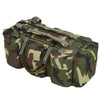 3-in-1 Army-Style Duffel Bag 31.7 gal Weekender Backpack Multi Colors
