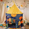 SOKA Space Play Tent Portable Foldable Blue & Yellow Pop Up Garden Playhouse Tent