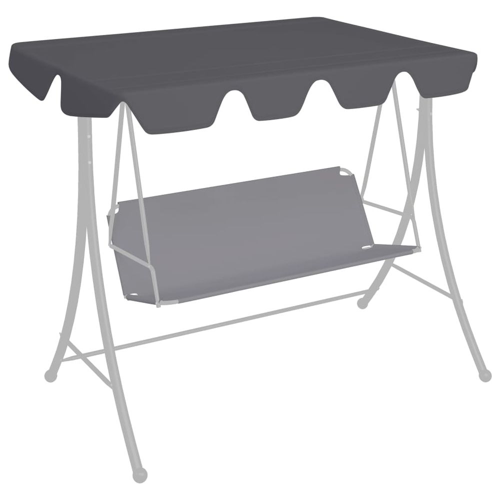 Replacement Canopy for Garden Swing  210 x 146 cm to 248 x 186 cm