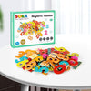 SOKA Magnetic Wooden Numbers (60 pcs) Developmental Toy Fridge Magnet Kids 3+
