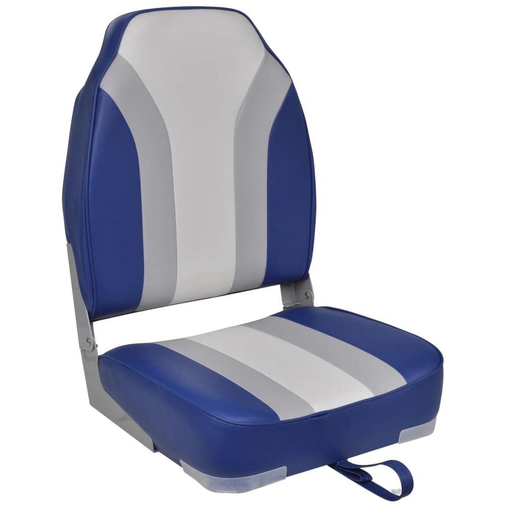 Foldable Boat Chairs 2 pcs High Backrest