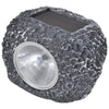 Outdoor Solar Powered LED Spotlight Stone Shape 12 pcs
