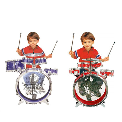 Soka Big Band Children's Rockstar Drums & Cymbal Kit With Stool