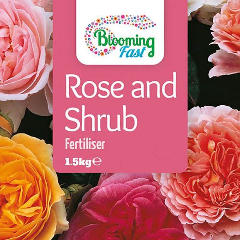 Blooming Fast Rose & Shrub Fertiliser 1.5kg