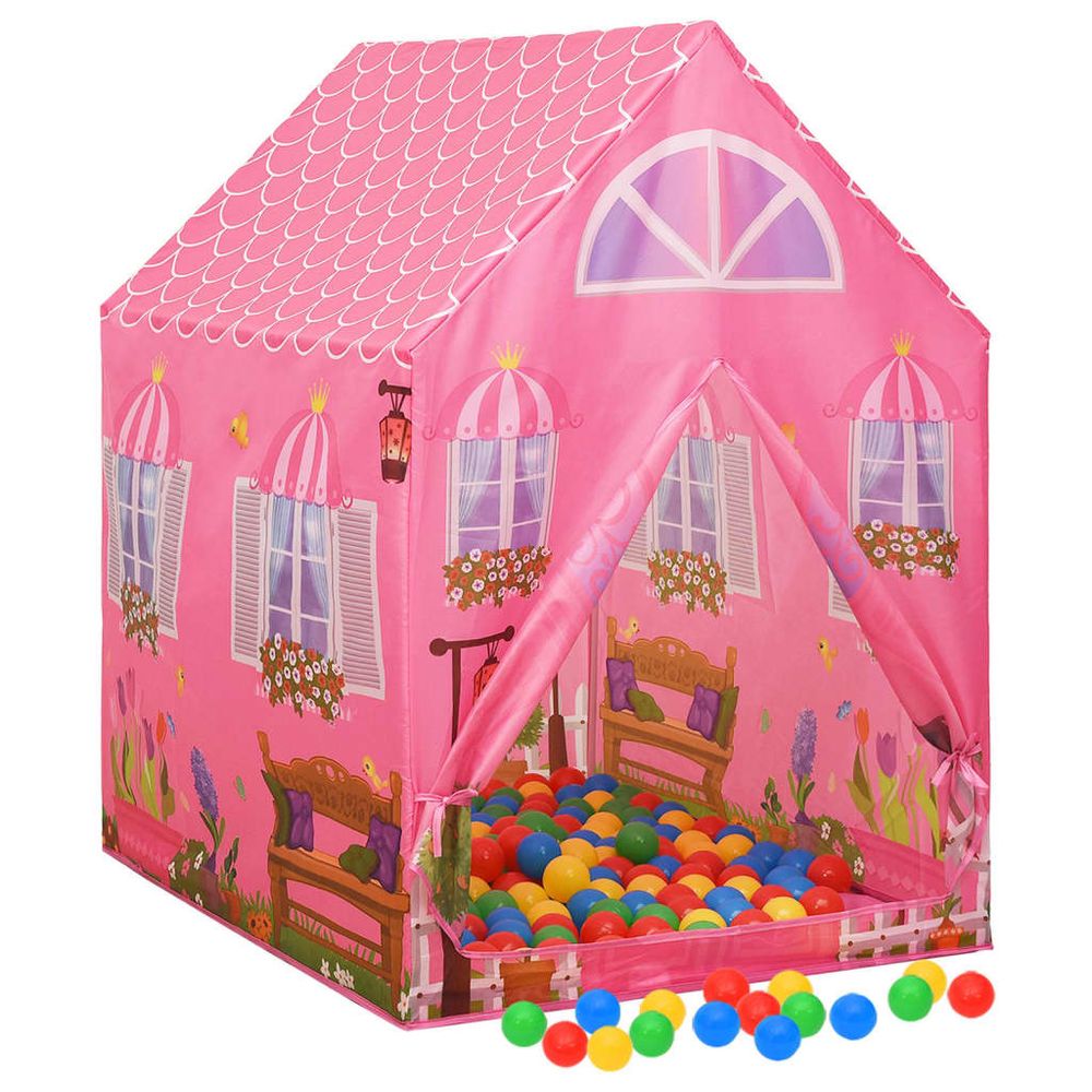 Children Play Tent Pink 69x94x104 cm