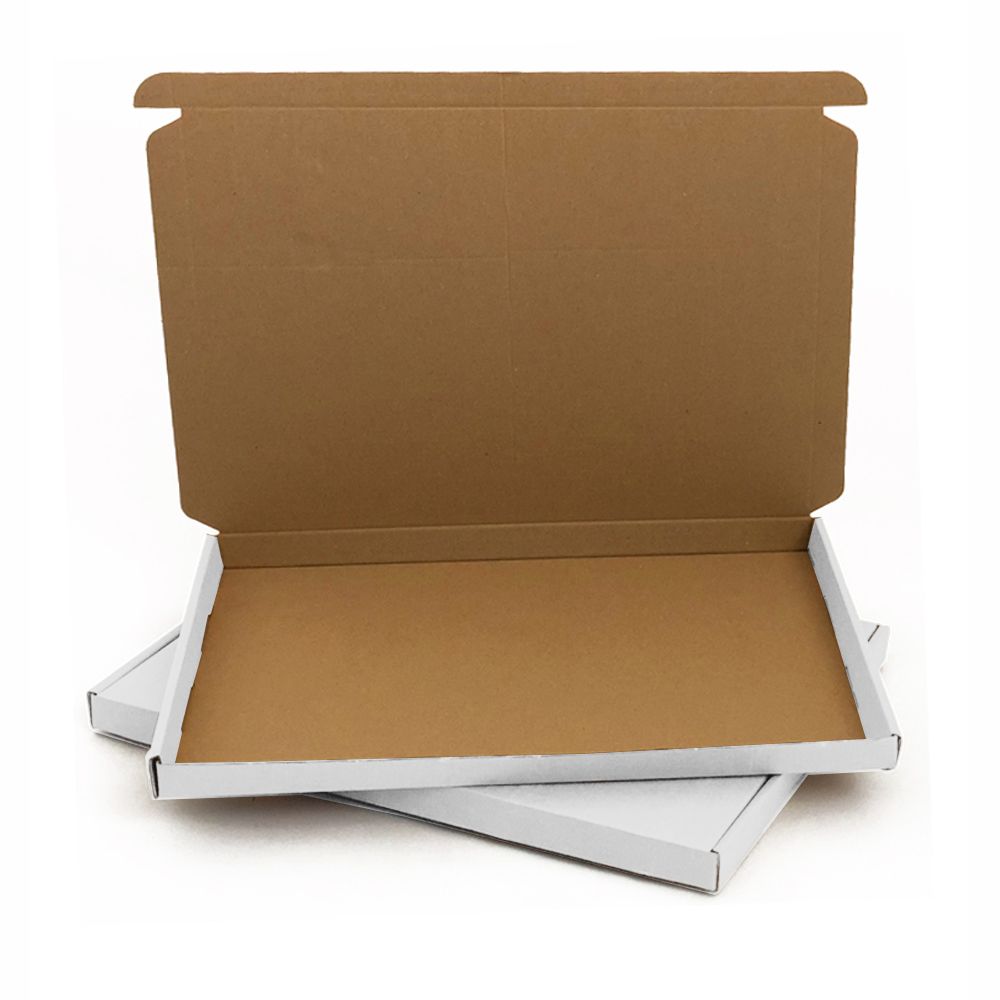 C4 PIP Boxes (White) suitable for Large Letter Postal Box 32x23x2 cm (200)