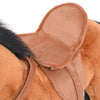 Standing Toy Horse Plush Brown