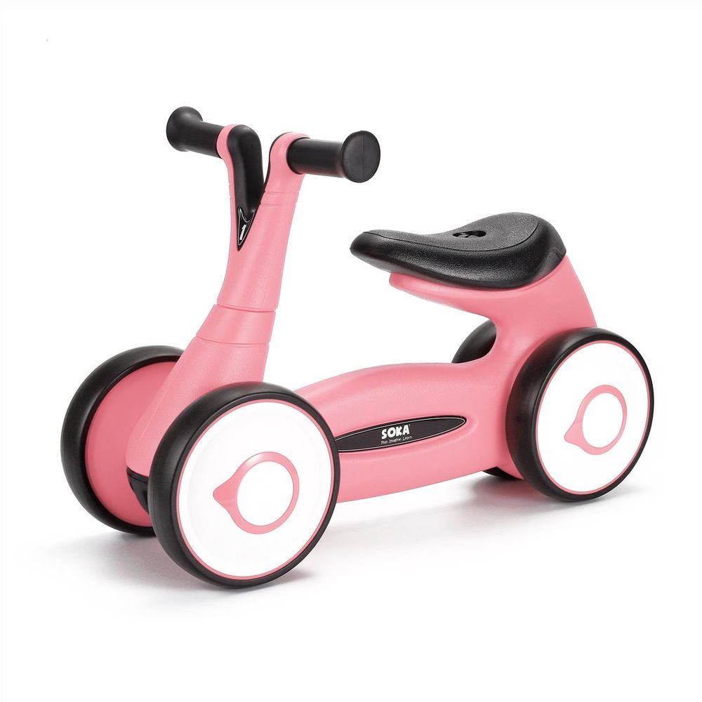 SOKA Balance Bike Toddler 4 Wheel Ride-on Bicycle Baby Balance Training Bike Toy