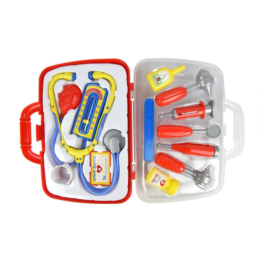 Doctor Kit Medical Case Play Set with 11 Pieces for Boys Girls Age 3 +